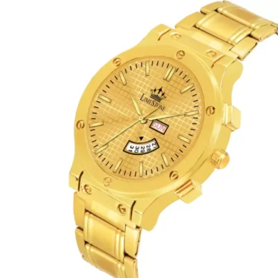 Limestone LS3020 Royal Oak Gold Dial Analog Watch for Men