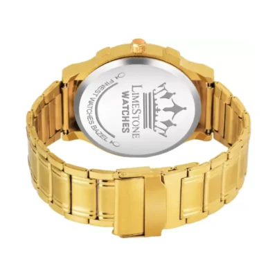 Limestone LS3020 Royal Oak Gold Dial Analog Watch for Men
