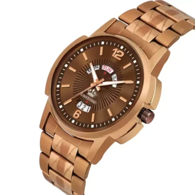 Limestone LS3045 Brown Dial Brown Chain Analog Watch for Men