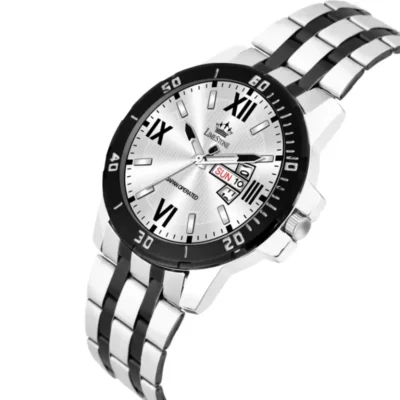 Limestone LS3247 Watch - Silver Dial, Dual Tone Bracelet