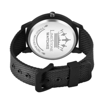 Limestone LS3251 Black Dial Silicon Mesh Strap Watch