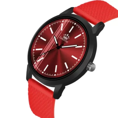 Limestone LS3253 Maroon Dial Maroon Silicon Mesh Strap Watch