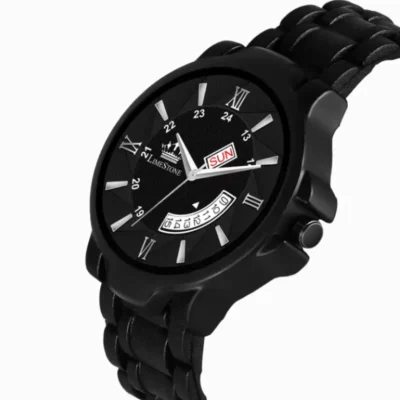 Limestone LS3261 Men's Watch, Black Dial Analog Watch, Silicone Strap Men's Watch