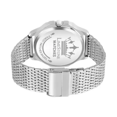 Limestone OTUS011 Watch - Silver Dial, Stainless Steel Band
