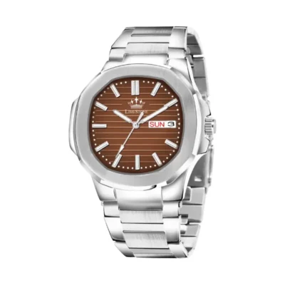 Limestone OTUS033 Nautilus Series Brown Dial Analog Watch for Men