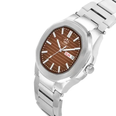 Limestone OTUS033 Nautilus Series Brown Dial Analog Watch for Men