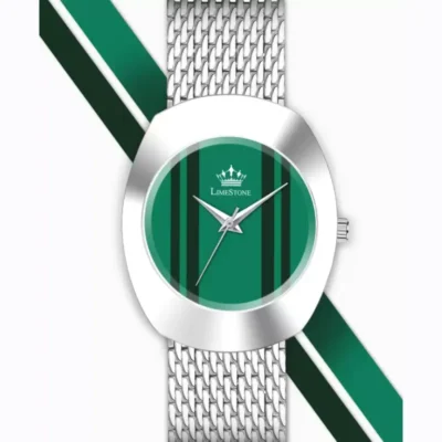 LIMESTONE RADD006 IZIPIZI Vintage Green Dial Men's Analog Watch
