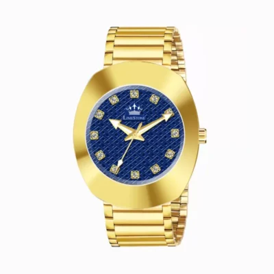 LIMESTONE RADD015 Gold Plated Analog Men's Watch