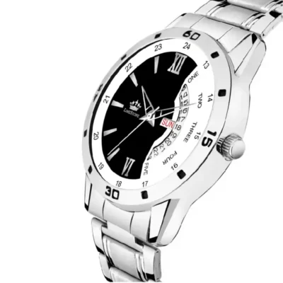 Limestone LS2885 Watch, Men's Analog Watch, Black & White Dial Watch