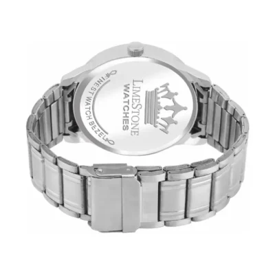 Limestone LS2885 Watch, Men's Analog Watch, Black & White Dial Watch