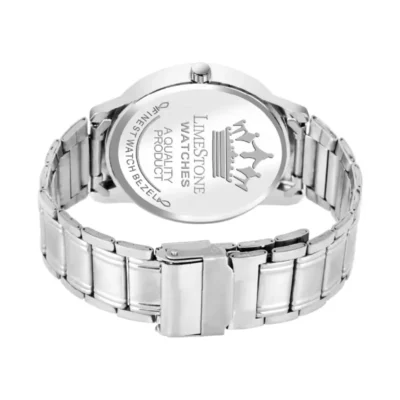 Limestone LS2978 Watch, Men's Analog Watch, Black Dial Watch