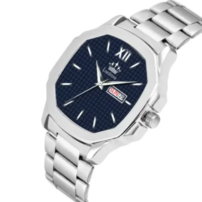 Limestone LS3026 OTUS blue dial, Silver chain strap men’s watch