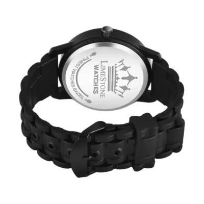 Limestone LS3224 green dial, black silicon strap men’s watch
