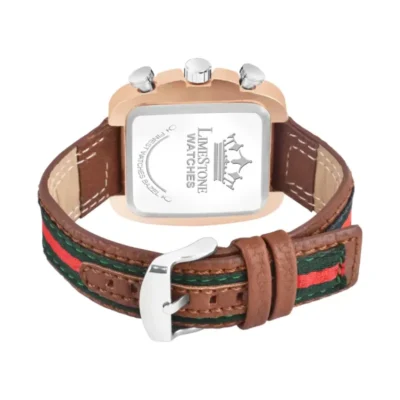 Limestone LUXE133 Men's Rose Gold Dial Watch