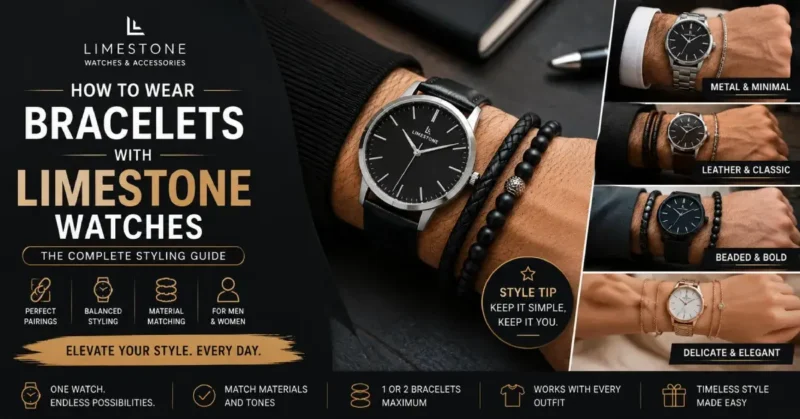 Wear Bracelets with Limestone Watches